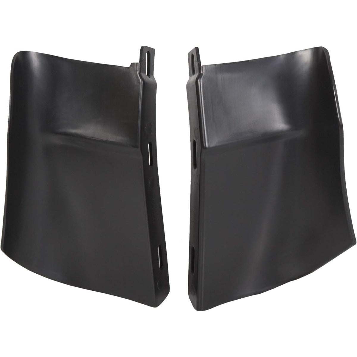ECOTRIC Rear Bumper Quarter Panel Fillers Kit Compatible with 1986-1990 Chevy Caprice/Impala ABS plastic Black