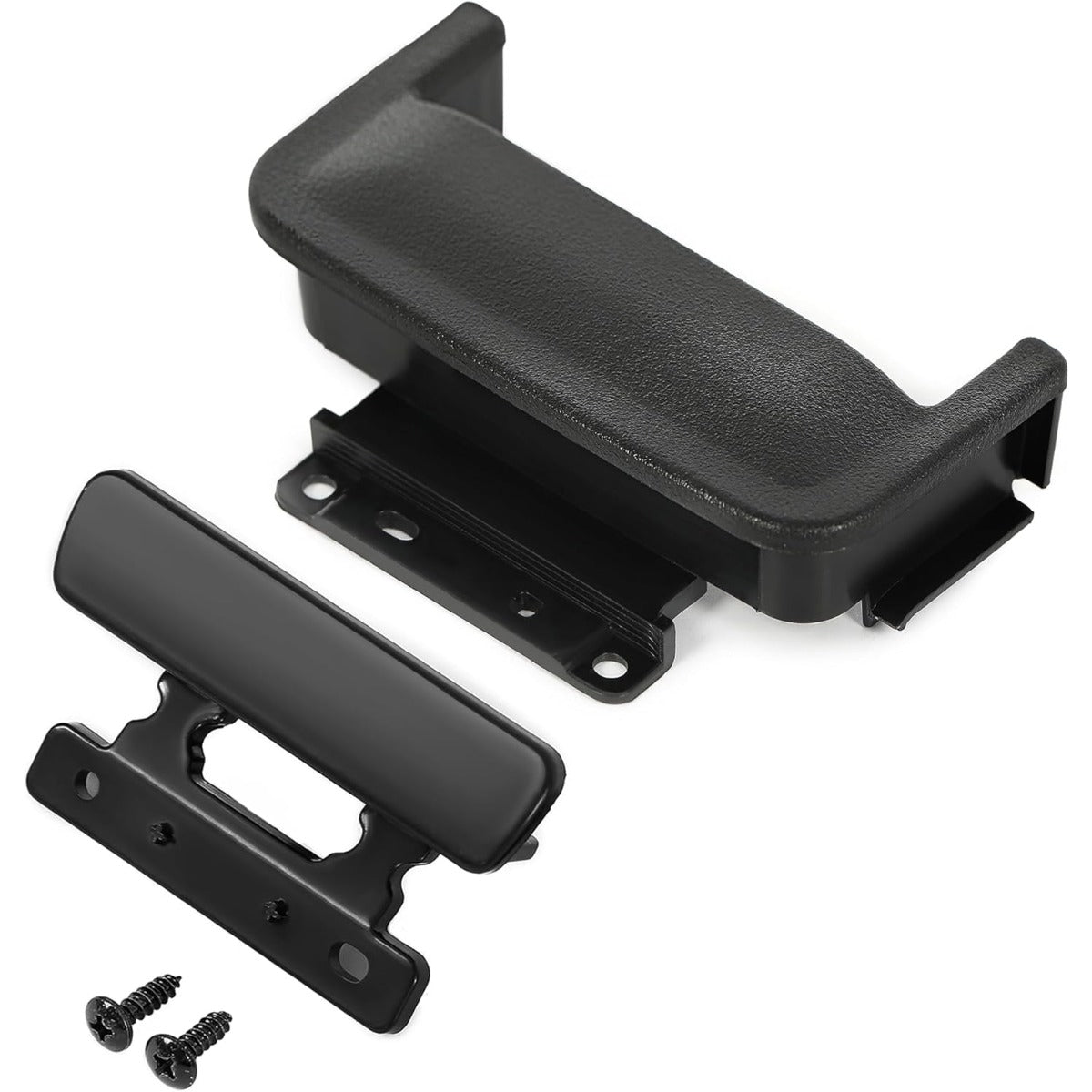 KUAFU 2PCS Center Console Armrest Latch Lid Compatible with 2007-2014 Chevy Avalanche Suburban Silverado Yukon XL GMC Denali Sierra 1500 2500 3500 HD Replacement for 20864151 20864153 20864154