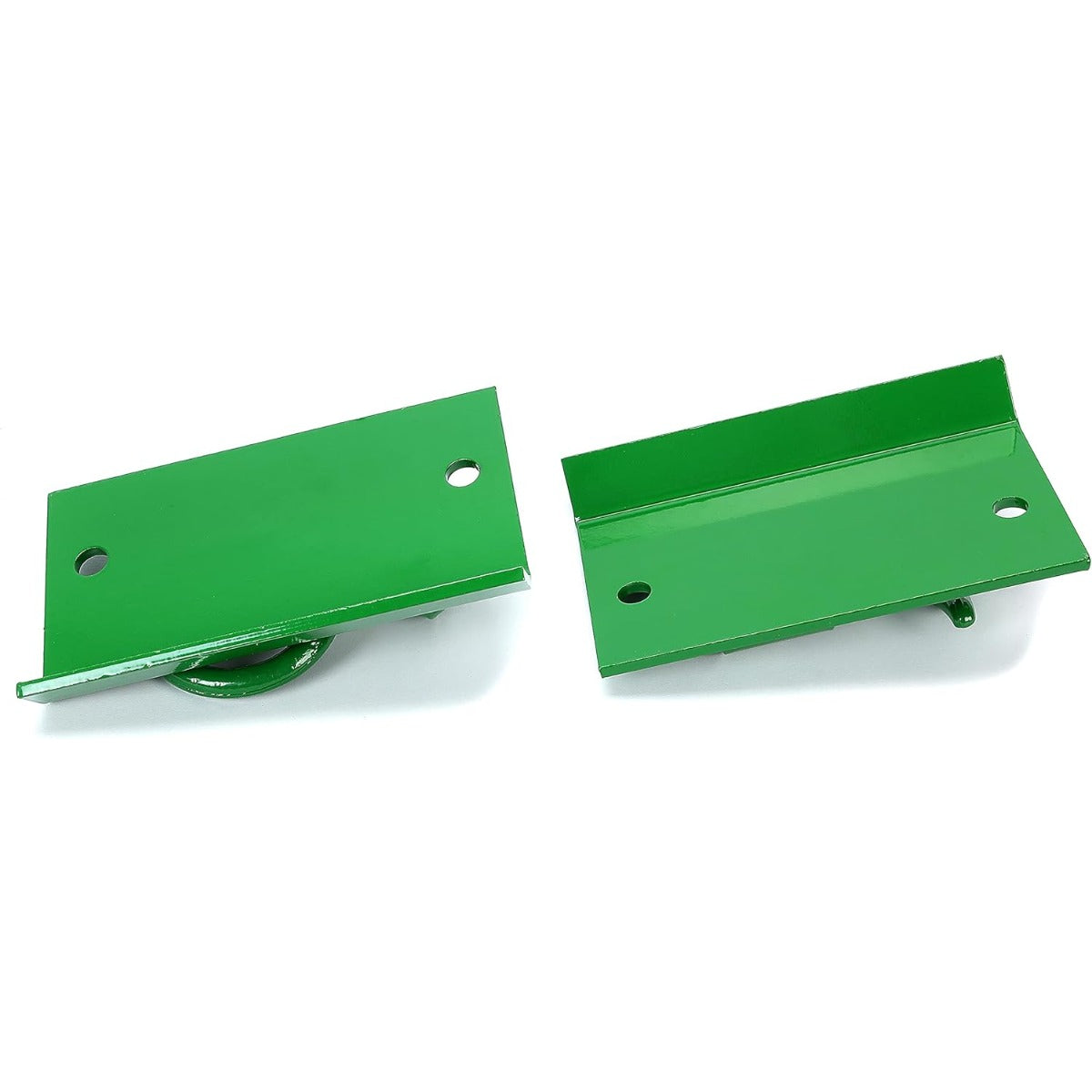 Grab Hooks Tractor Bucket Hook Compatible with John Deere 1025R 2032R 3320 2520 Tractor Bucket Hooks Bolt on D Rings Green