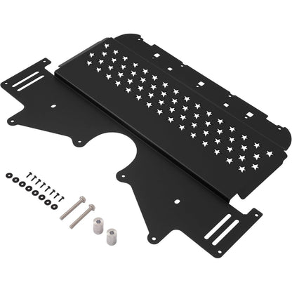 Oil Cooler Skid Plate Compatible with 2021-2024 BMW M2 M3 M4 G80 G82 G87 Aluminium Powder Coated Black