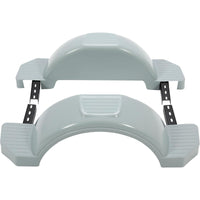 Load image into Gallery viewer, ‎Set of 2 Single Axle Trailer Fenders 13&quot; Wheels Tire Skirt Boat (Gray) LYAP-274S-3
