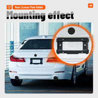 Load image into Gallery viewer, Rear License Plate Holder Bracket Frame Mount Compatible with BMW 1/2/3/4/5/6 Series X1 X3 X4 X5 X6 Z4 Replacement for 51187160607 511882380615
