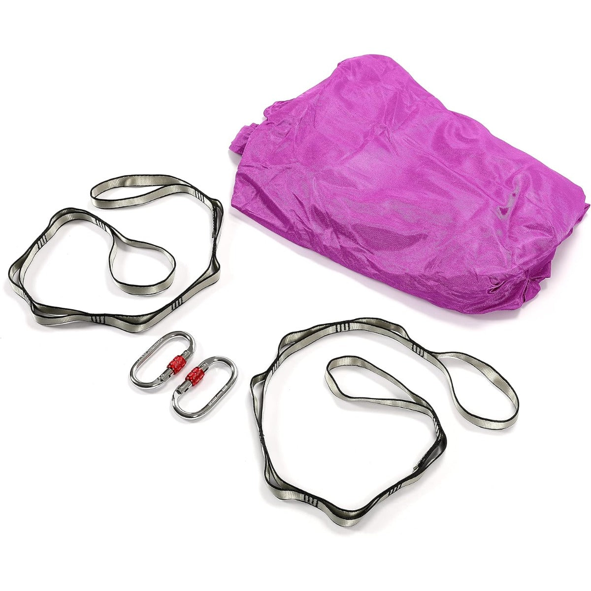 HECASA Aerial Silks Yoga Swing Set, Aerial Yoga Hammock w/Daisy Chain for Home, Inversion Exercises, Strength Training and Starter Kit