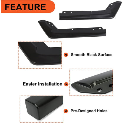 ECOTRIC Rear Bumper Valance Lip Spoiler Compatible with 2015-2021 Subaru WRX STI Rear Spat Bumper Valance