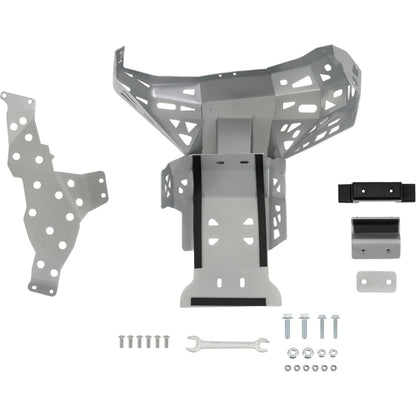 Chassis Skid Plate Compatible With 2017-2019 Husqvarna TE250 TE300, KTM EXC XC XC-W 250 300 Powder Coated