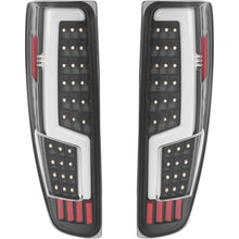 ALMULOO Pair Tail Light Compatible with 2004-2012 Chevy Chevrolet Colorado GMC Canyon Isuzu i-280 i-290 i-350 i-370 Tail Lamp w/LED with LED Tube Bar Clear Lens Replacement for GM2800164 GM2801164