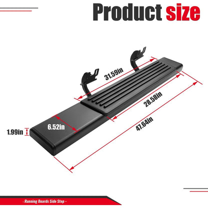 Running Board Step Compatible with 04-14 F-150 2 Door Regular Cab