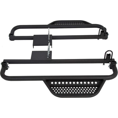 Kojem Running Boards W/Brackets Compatible with 2004-2008 Electric Club Car DS Golf Carts Only with 4 x 12-Volt Batteries Nerf Bars Black Steel Side Step