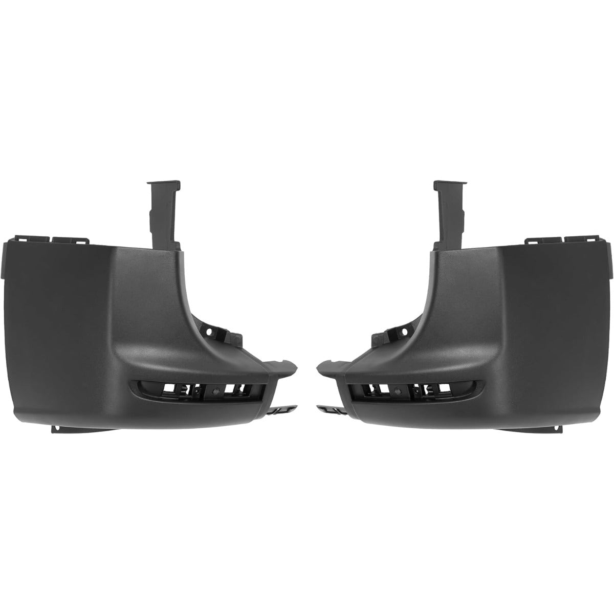 ALMULOO Rear Bumper End Cap Compatible with 2019-2021 Mercedes-Benz Sprinter W907 Replacement For 9078853600 9078853500 Plastic(PP) Textured Black Left and Right Side