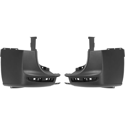 ALMULOO Rear Bumper End Cap Compatible with 2019-2021 Mercedes-Benz Sprinter W907 Replacement For 9078853600 9078853500 Plastic(PP) Textured Black Left and Right Side