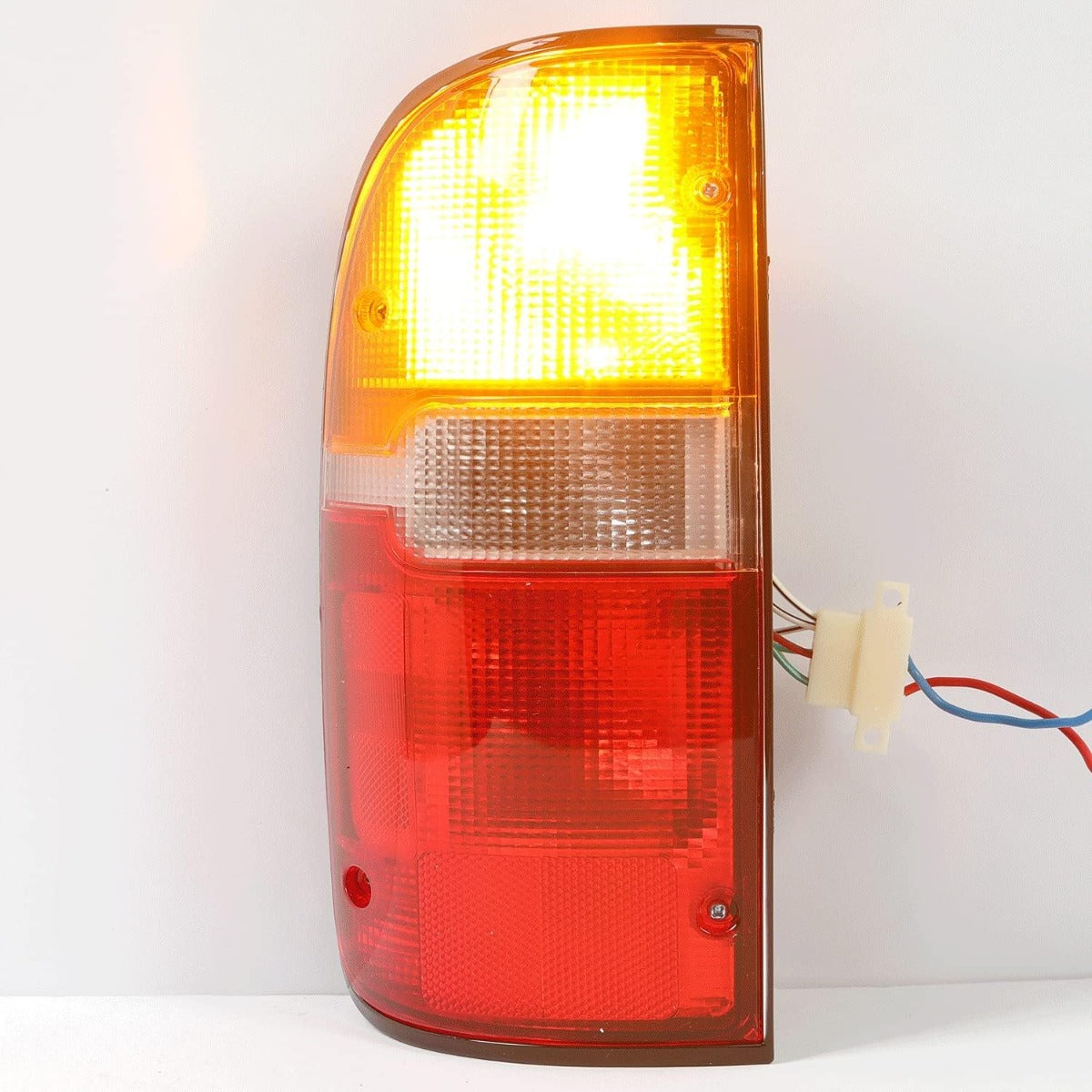 ECOTRIC Tail Light Brake Lamp Driver Left & Passenger Right Taillight W/Bulb Compatible with 1995-2000 Toyota Tacoma Halogen Rear Tailight Replacement for TO2800116 TO2801116 8156004030 8155004030