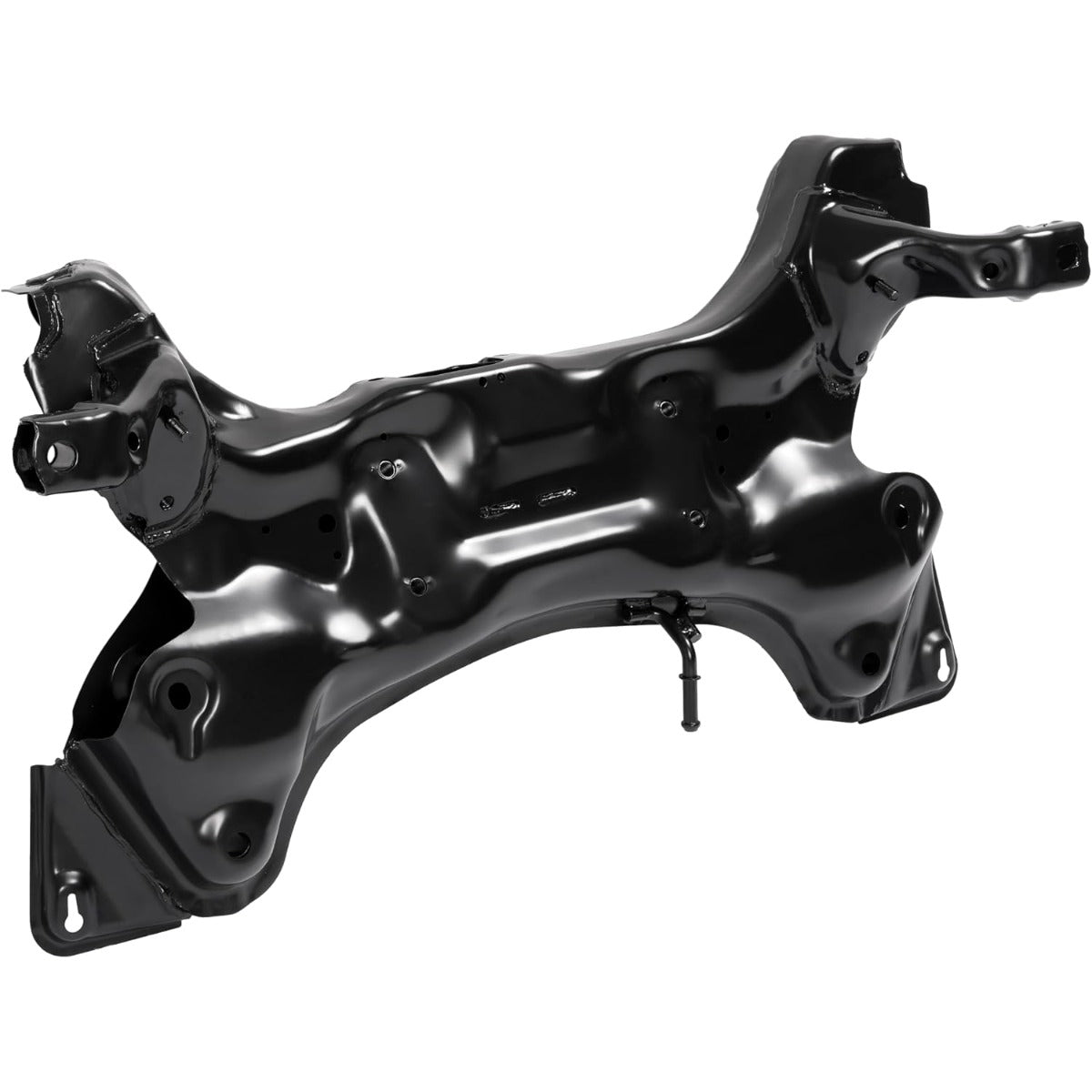 Front Subframe Crossmember Suspension Compatible with 2012-2017 Hyundai Accent Kia Rio Replacement for 624001R000 624001W200 Electrophoresis Steel Primed Black
