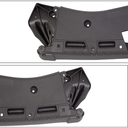 ALMULOO Front Bumper Bracket Compatible with 2010-2017 Chevrolet Equinox GMC Terrain Replacement for 23507949 Plastic PET Black