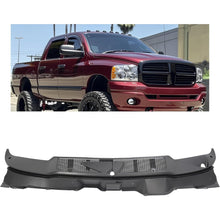 KUAFU Windshield Wiper Cowl Panel Compatible with 2002-2008 Dodge Ram 1500/2003-2009 Ram 2500/2003-2010 Ram 3500 Replacement for 55056006AE Cowl Vent Grille Plastic(ABS) Unfinished Black