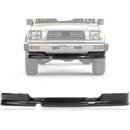 KUAFU Front Bumper Valance Compatible with 1986-1989 Toyota 4Runner&Pickup 4x4 4WD, Front Lower Valance Panel, Air Dam Deflector, Replacement for 5391189113 TO1095163-Black