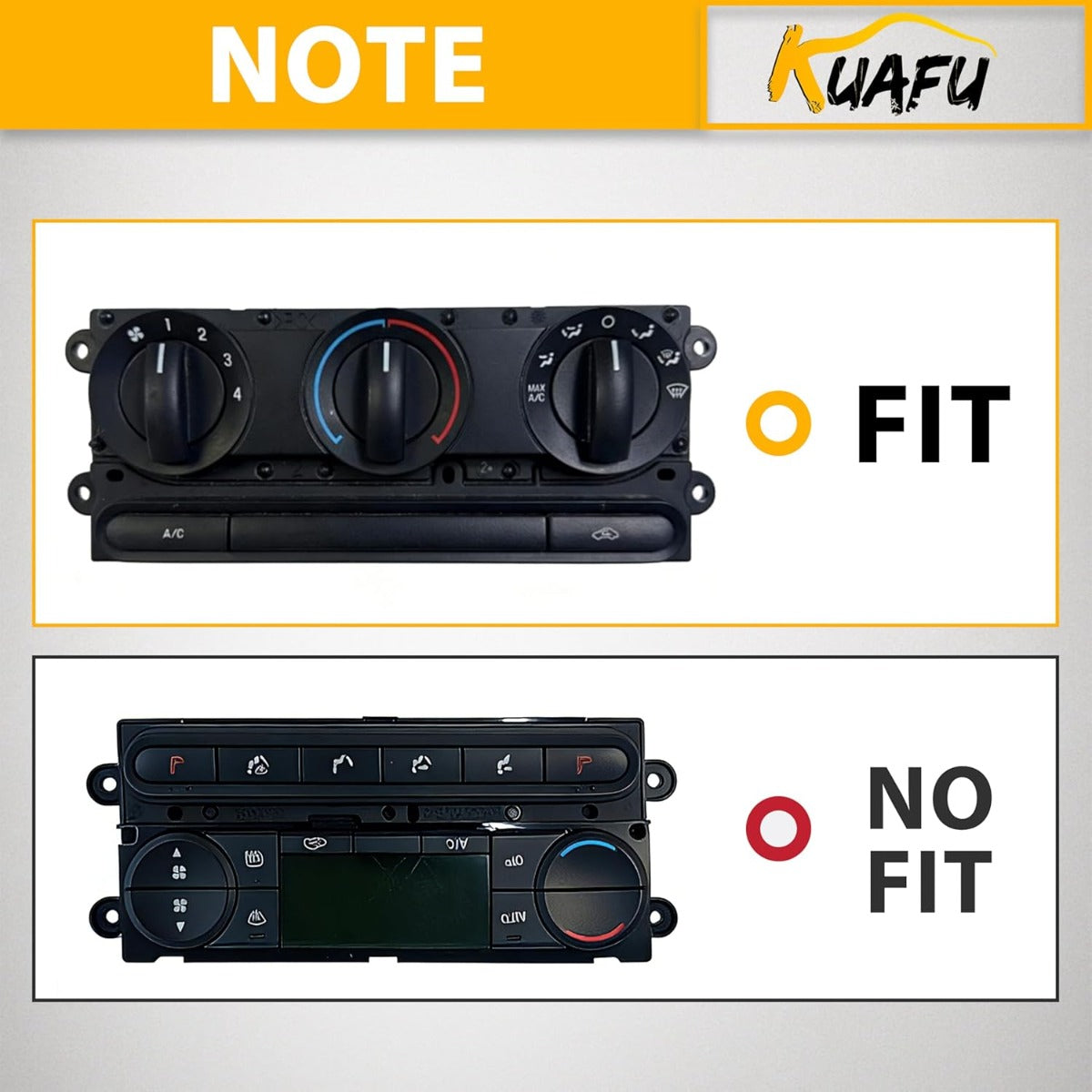 Dash Radio Bezel Center Trim Panel Compatible with 2004-2008 Ford F-150 Replacement for 4L3Z-1504302-AAA, 4L3Z1504302AAA