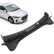 Windshield Wiper Cowl Panel Compatible with 2017-2018 Hyundai Elantra Replacement for 86150F3000 Air Inlet Grille Window Panel Cowl Cover PP Plastic