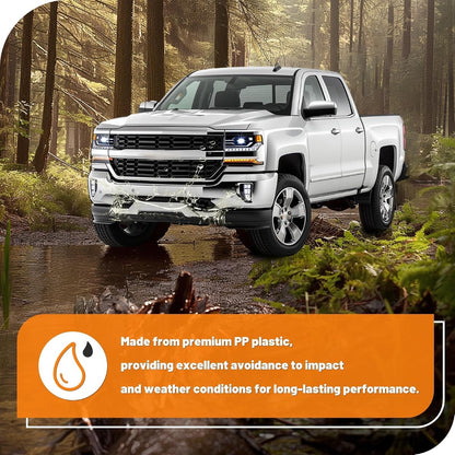 Front Lower Bumper Air Dam Deflector Compatible with 2016-2018 Chevy Chevrolet Silverado 1500, 2019 Silverado 1500 LD Models Replace for GM1092250, 23496677 Valance Panel Plastic