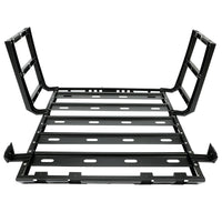 Load image into Gallery viewer, YIKATOO® Roof Rack with Side Ladders and Black Luggage Carrier for 2007-2018 Jeep Wrangler JK-junior
