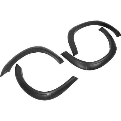 10Pcs Fender Flares Compatible with 2019-2025 Ram 2500 3500 | 22-23 Models w/o Lower Body Cladding Trim Plastic(PP) Wheel Arch Covers Textured Black