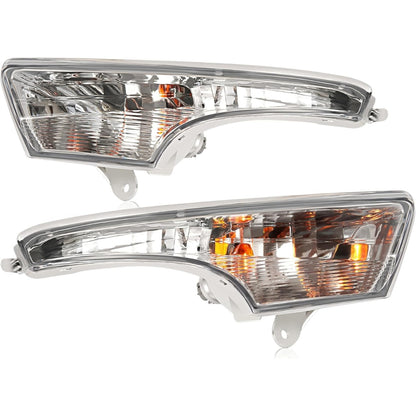 KUAFU Pair Turn Signal Light Compatible with 2013-2018 Nissan Altima Driver and Passenger Side Signal Lamp Assembly Clear Lens Plastic Replacement for NI2531118 NI2530118 261303TA0A 261353TA0A 2Pcs