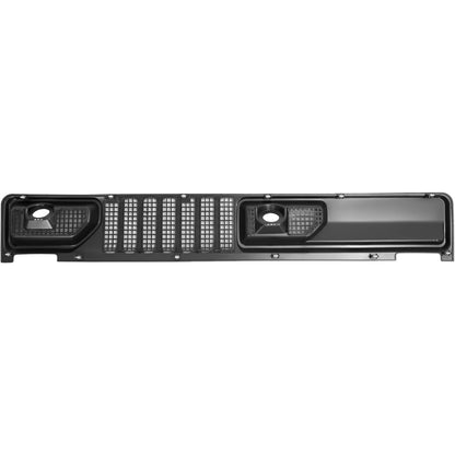 HECASA Front Windshield Wiper Cowl Panel Cover Compatible with 2018-2024 Jeep Wrangler 2020-2024 Jeep Gladiator Replacement for 68307260AC Window Wiper Cowl Panel Cover Vent Grille Plastic Black