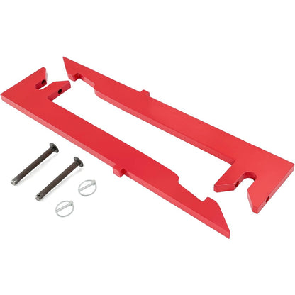 Fasthitch to 3 Point Quick Attach Prongs Category 2 Compatible with International Tractor 300 330 340 350 400 450 460 504 560 660 2504 3 Point Fasthitch Steel Red
