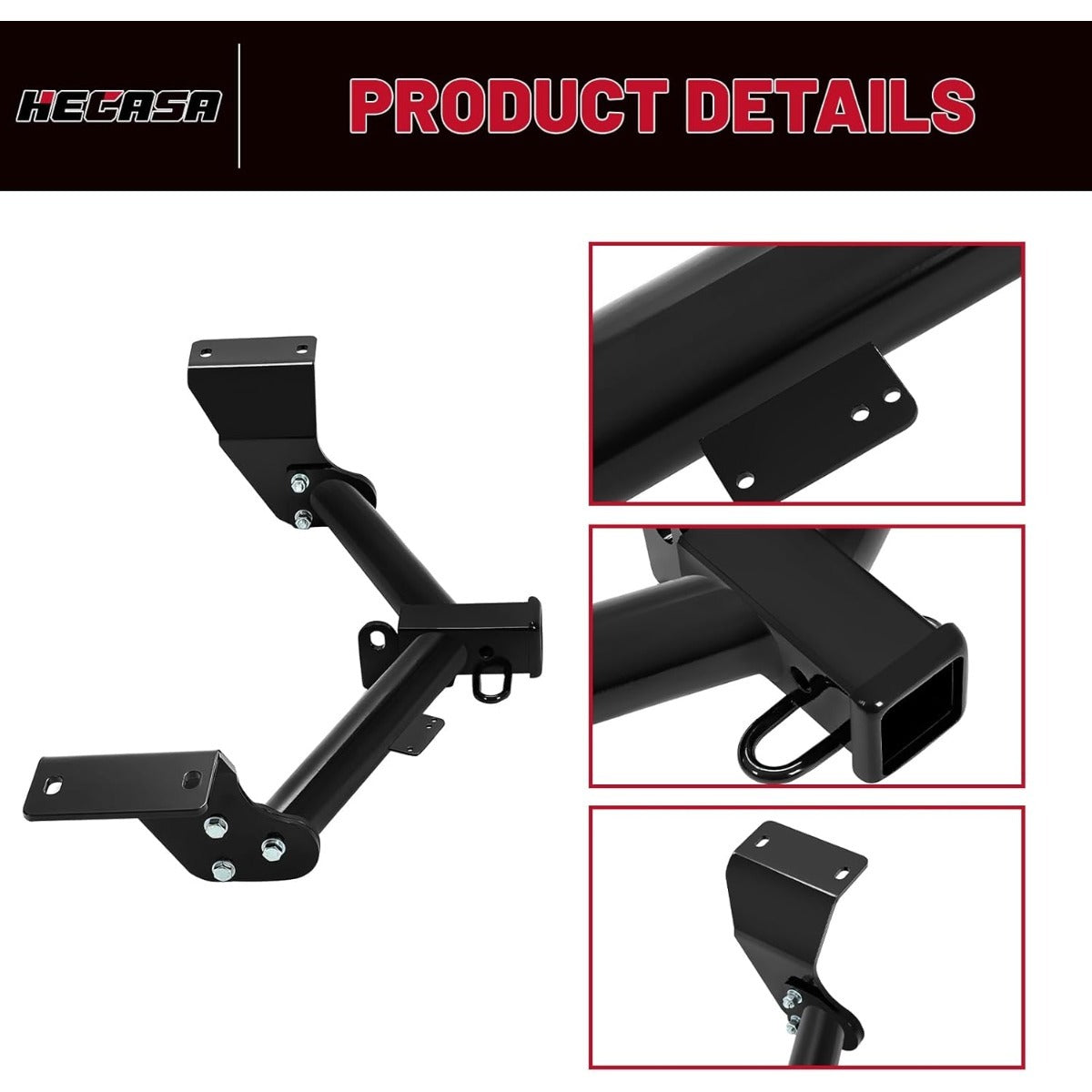 HECASA Class 3 Trailer Hitch Compatible with 2017-2023 Honda CR-V Trailer Tow Hitch 2 Inch Receiver