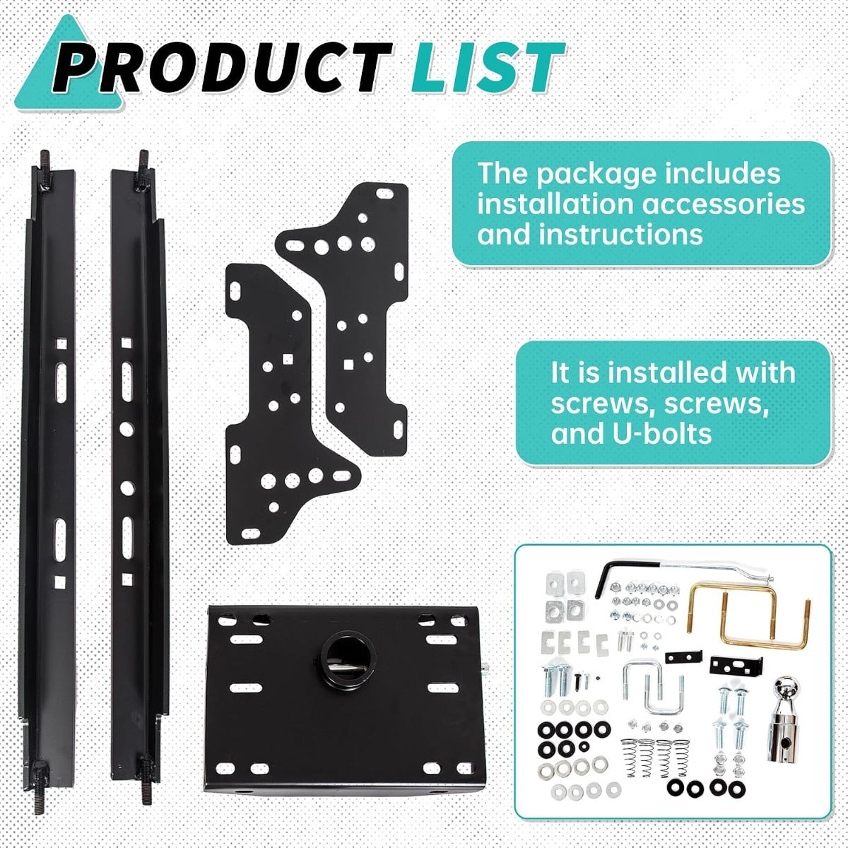 ECOTRIC Gooseneck Trailer Hitch Compatible with 99-16 F250 F350