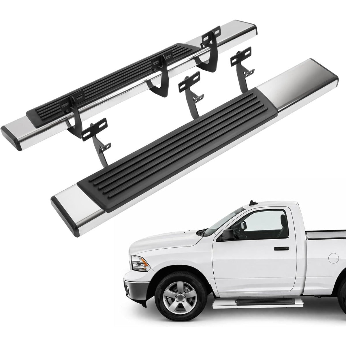 ALMULOO Side Steps Compatible with 2009-2026 Dodge Ram 1500 2500 3500