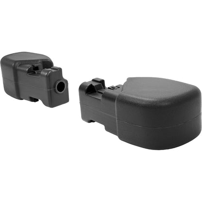 KUAFU Front & Pair Bumper End Cap Compatible with 1997-2006 Jeep Wrangler, 65th Anniversary Edition Bumper Corner Protection Replacement for 55155757AB, CH1004128, 55155756AB, CH1005128