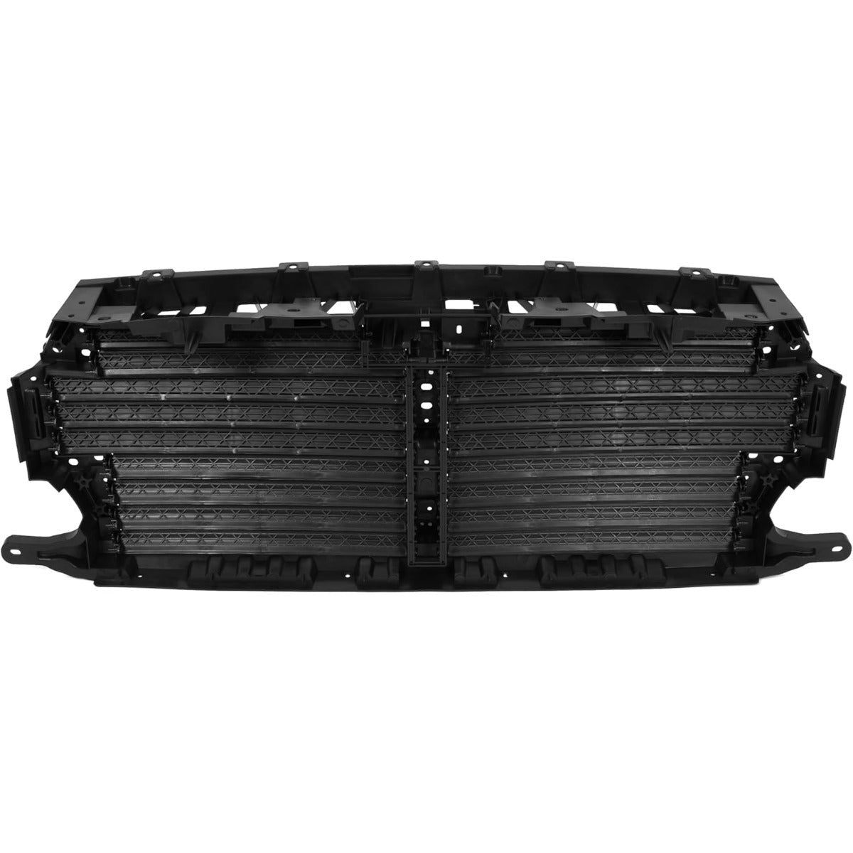 Front Radiator Shutter Compatible with 2018-2020 Ford F-150 Upper Radiator Grille Air Shutter Control Actuator Motor Assembly Replacement for JL3Z8475D(Will Not Fit Raptor)