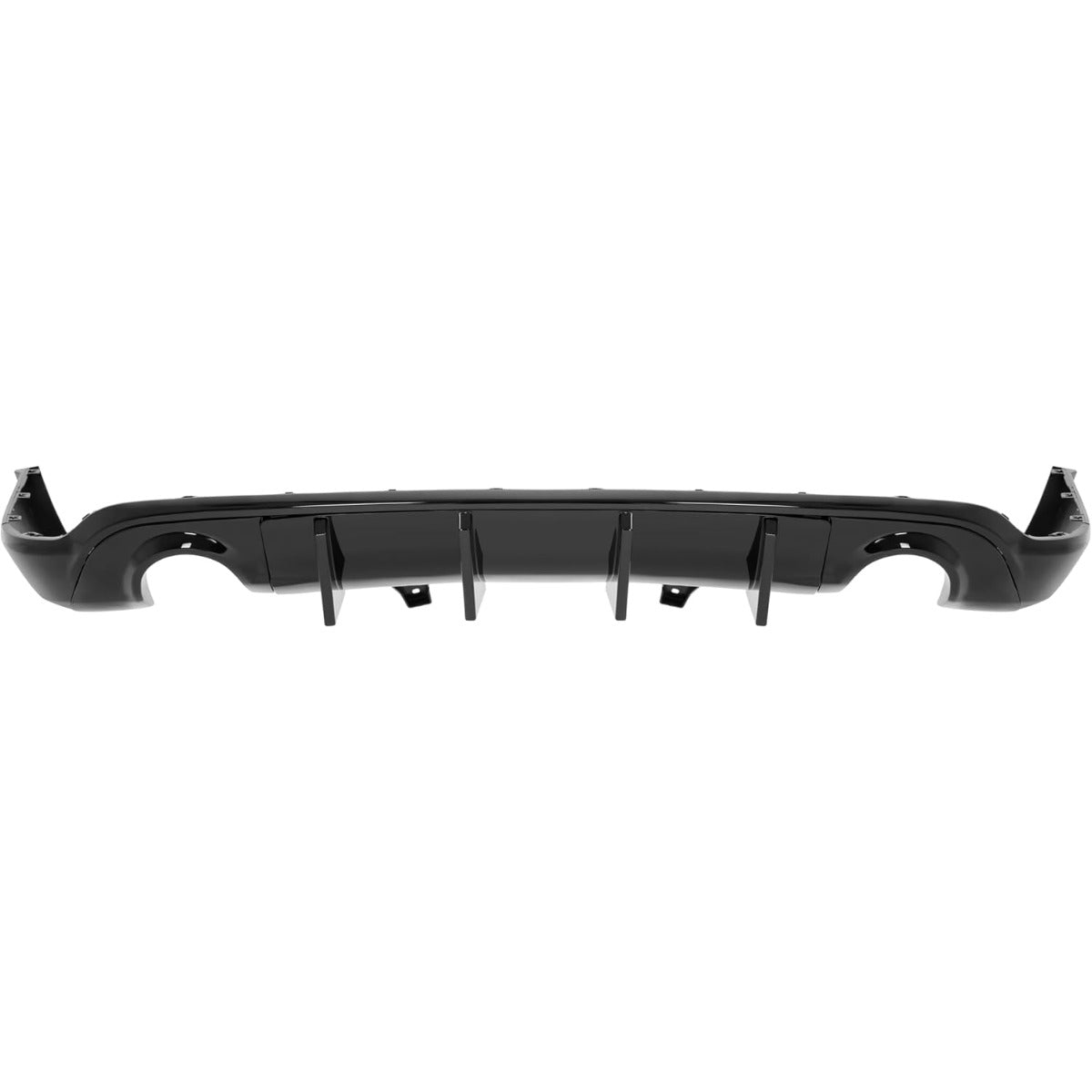 Rear Bumper Diffuser Compatible with 2011-2022 Dodge Durango R/T SRT Rear Lower Bumper Lip Splitter Valance Bumper Spoiler Painted Gloss Black