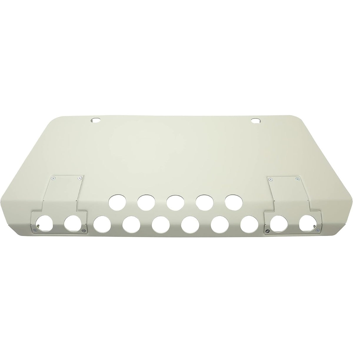Front Lower Skid Plate Compatible with Mercedes-Benz G63 G65 G-Class Bumper Engine Guard Valance Air Dam Deflector Panel Aluminum Powder Coated Silvery