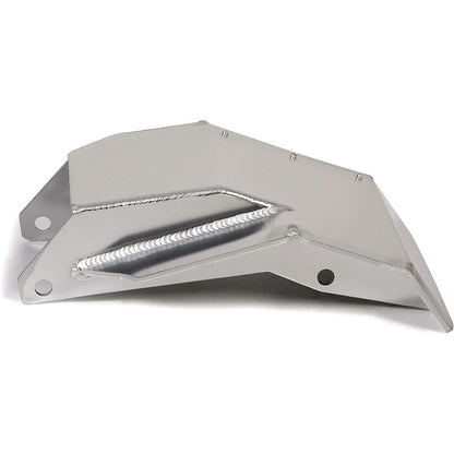 ATV Swing Arm Skid Plate Compatible with 1987-2006 Yamaha Banshee YFZ 350 Polished Aluminum