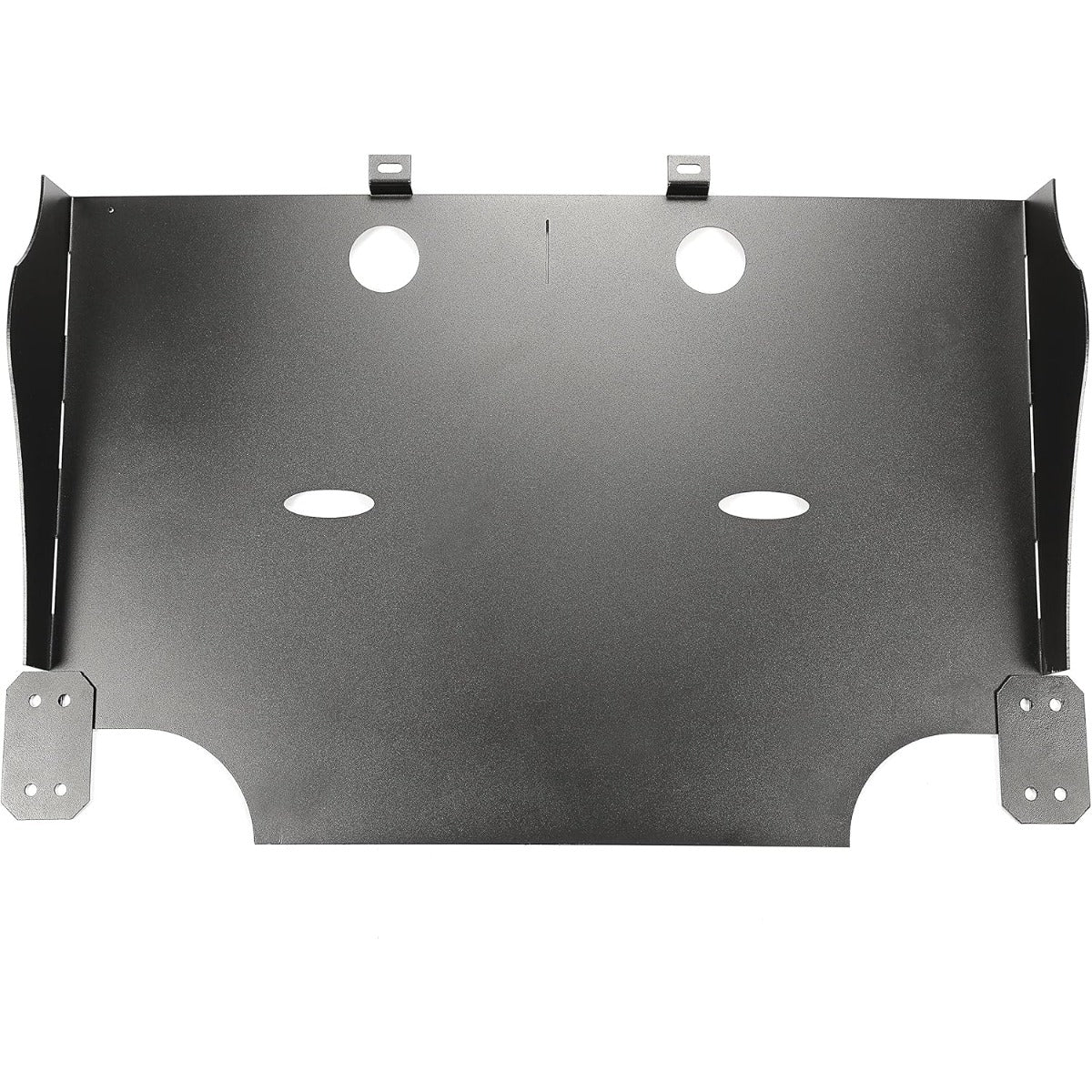 Skid Plate Compatible with 2015-2024 Ford F-150 2.7L 3.5L Ecoboost Catalytic Converter Protection Shield Black Steel Powder Coated