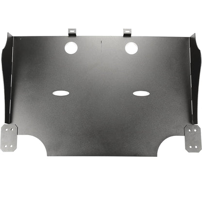 Skid Plate Compatible with 2015-2024 Ford F-150 2.7L 3.5L Ecoboost Catalytic Converter Protection Shield Black Steel Powder Coated