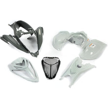 HECASA Front & Rear Fender Flares + Gas Cap + Tank Cover + Grille/Fender + Mesh Compatible With 2006-2023 YAMAHA Raptor 700 700R Plastic Kit Bodywork Gray & Black