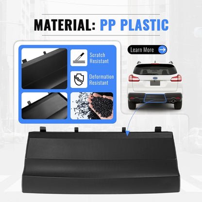 Rear Bumper Hitch Cover Panel Compatible with 2019-2025 Subaru Ascent Access Cover Replacement for 57731XC07A PP Plastic