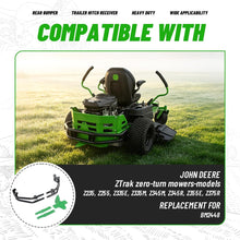 WUTIST Bumper Trailer Hitch Kit Compatible with Zero-Turn Mowers | Rear; Compatible with John Deere Zero-Turn Mowers Z235 Z255 Z335E Z335M Z345M Z345R Z355E Z355R Z365R Z375R; Steel