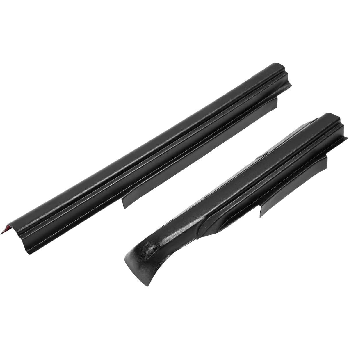 4PCS Rocker Panel Guard Compatible with 2014-2018 Chevy Chevrolet Silverado GMC Sierra 1500 Double Cab Side Rocker Guards Sill Plate Cover Plastic(PE) Black Textured