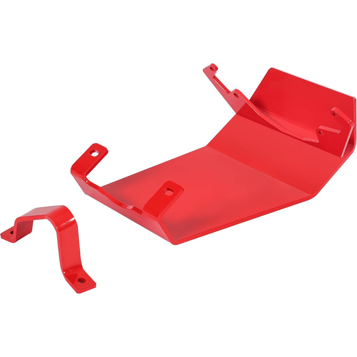 Differential Chassis Skid Plate Compatible with 2007-2018 Jeep Wrangler with Dana 44 Front Axle Replacement for RS6212 Powder Coated Red Heavy Duty Steel