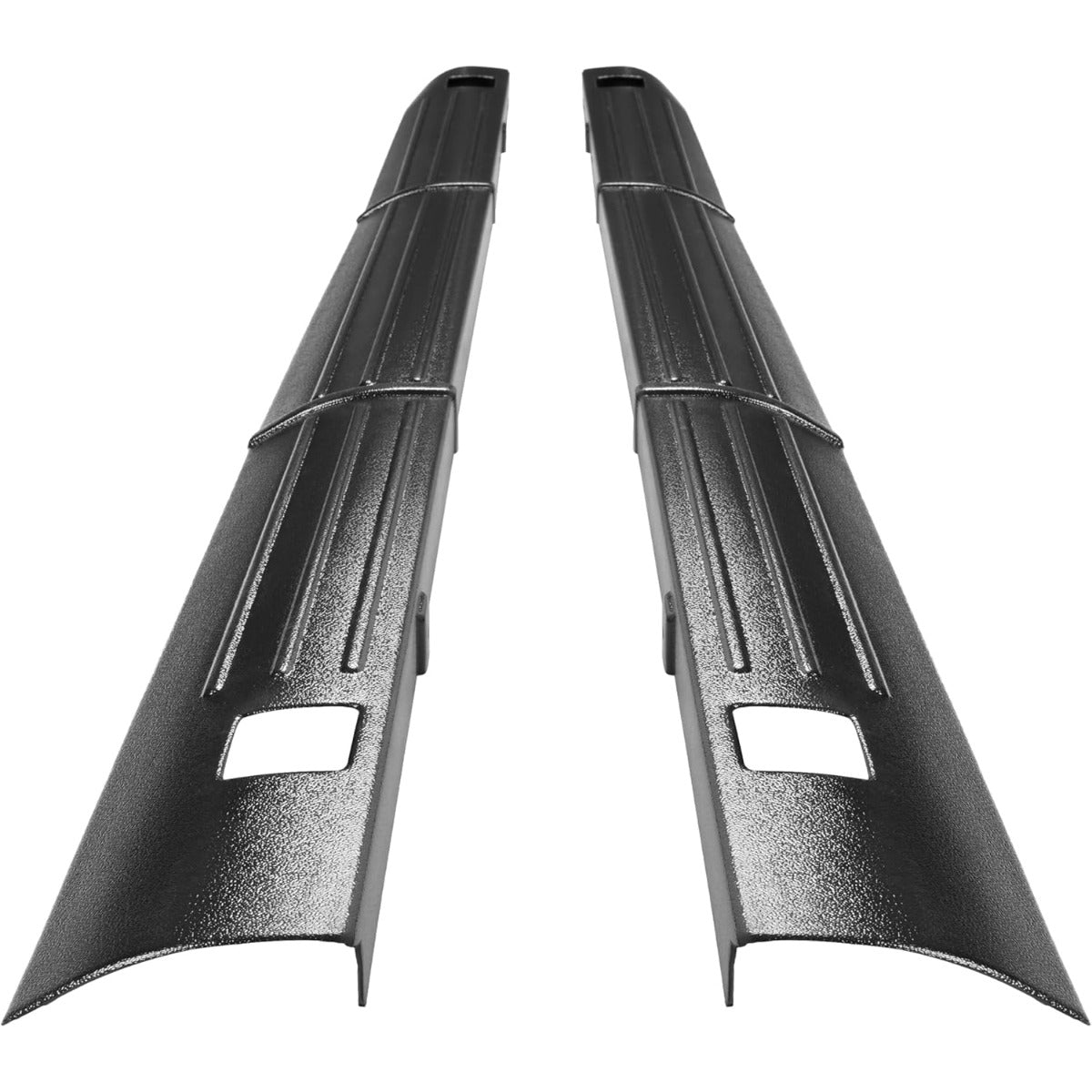 ALMULOO 6Ft Truck Bed Side Rail Cover Compatible with 1993-2011 Ford Ranger Styleside 1994-2009 Mazda B-Series Plastic Black Textured Rail Caps Protector Molding
