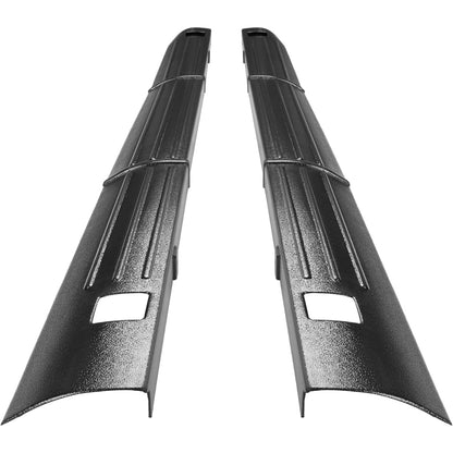 ALMULOO 6Ft Truck Bed Side Rail Cover Compatible with 1993-2011 Ford Ranger Styleside 1994-2009 Mazda B-Series Plastic Black Textured Rail Caps Protector Molding