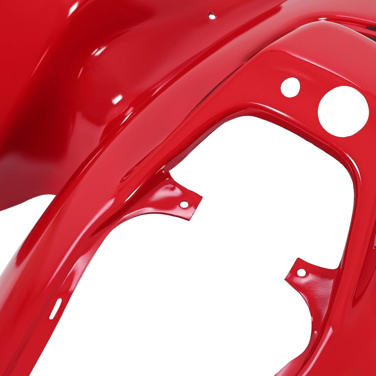 Red Plastic Front and Rear Fender Mud Guard Kit Compatible with 1999-2004 Honda 400EX Plastic