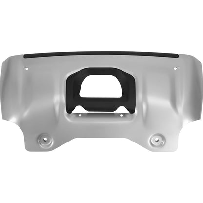 Front Under Shield Skid Plate Kit Compatible with 2020-2025 Land Rover Defender 90 110 130 Splash Lower Bumper Protector Guard Aluminium+Plastic+Steel Powder Coated Silvery