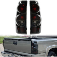 Load image into Gallery viewer, HECASA Taillight Tail Lights Pair Compatible with 1999-2007 Chevy Silverado 1500 2500 3500 Classic 1999-2003 GMC Sierra 1500 2500 3500 Taillight Brake Turn Signal Lamp Smoke Lens

