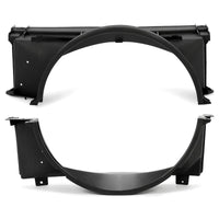 Load image into Gallery viewer, HECASA Fan Shroud Compatible with 1988-1999 Chevy Chevrolet GMC Sierra C/K 1500 2500 3500 Series Replacement for 15739589 GM3110116 15696691 GM3110117 Front Upper &amp; Lower Radiator Fan Shroud Black LYAP-939-1
