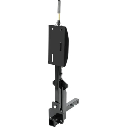 RV Spare Tire Carrier for 16" 16.5" 19.5" 22.5" and 24" RV Motorhomes Wheels 2 Inch Receiver Mount, 10,000-pound Capacity, 400-pound Tongue Weight