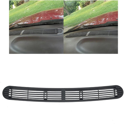 Graphite Dash Defrost Vent Cover Grill Grille Panel Compatible with 1998-2005 Chevrolet GMC Oldsmobile Chevy S-10 S10 SUV Pickup Truck Replacement for 15046436 15046432